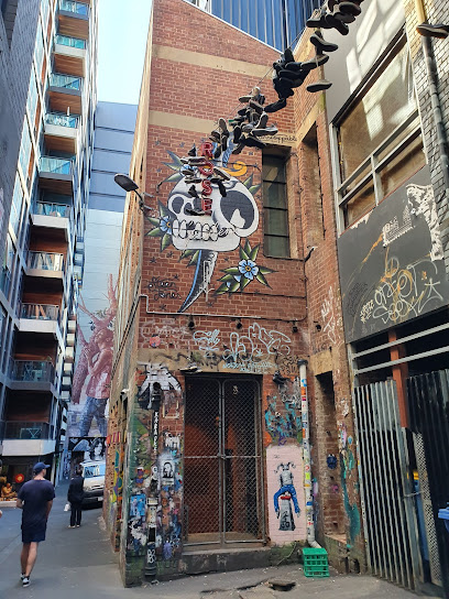 Duckboard Place Graffiti